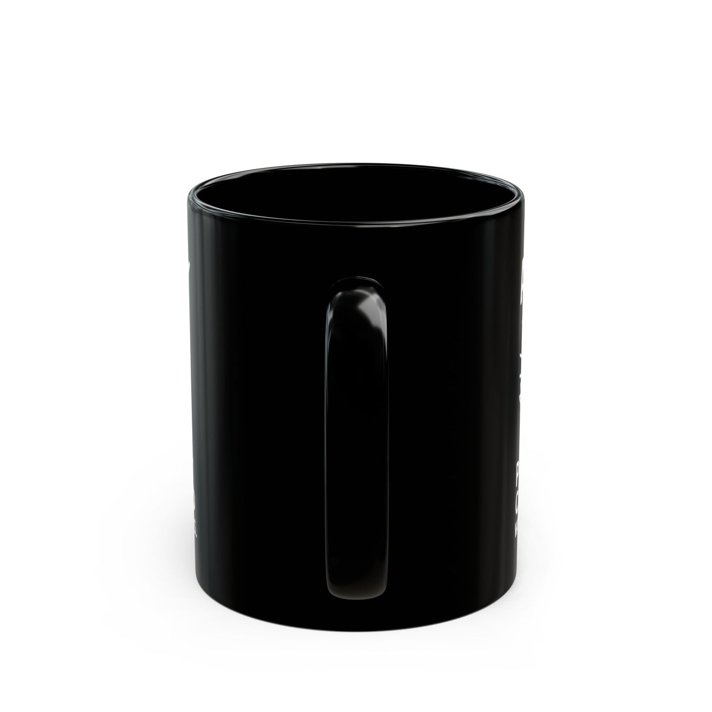 Anxiety Coffee Mug – "Powered by Caffeine and Worst-Case Scenarios" Funny Black Mug