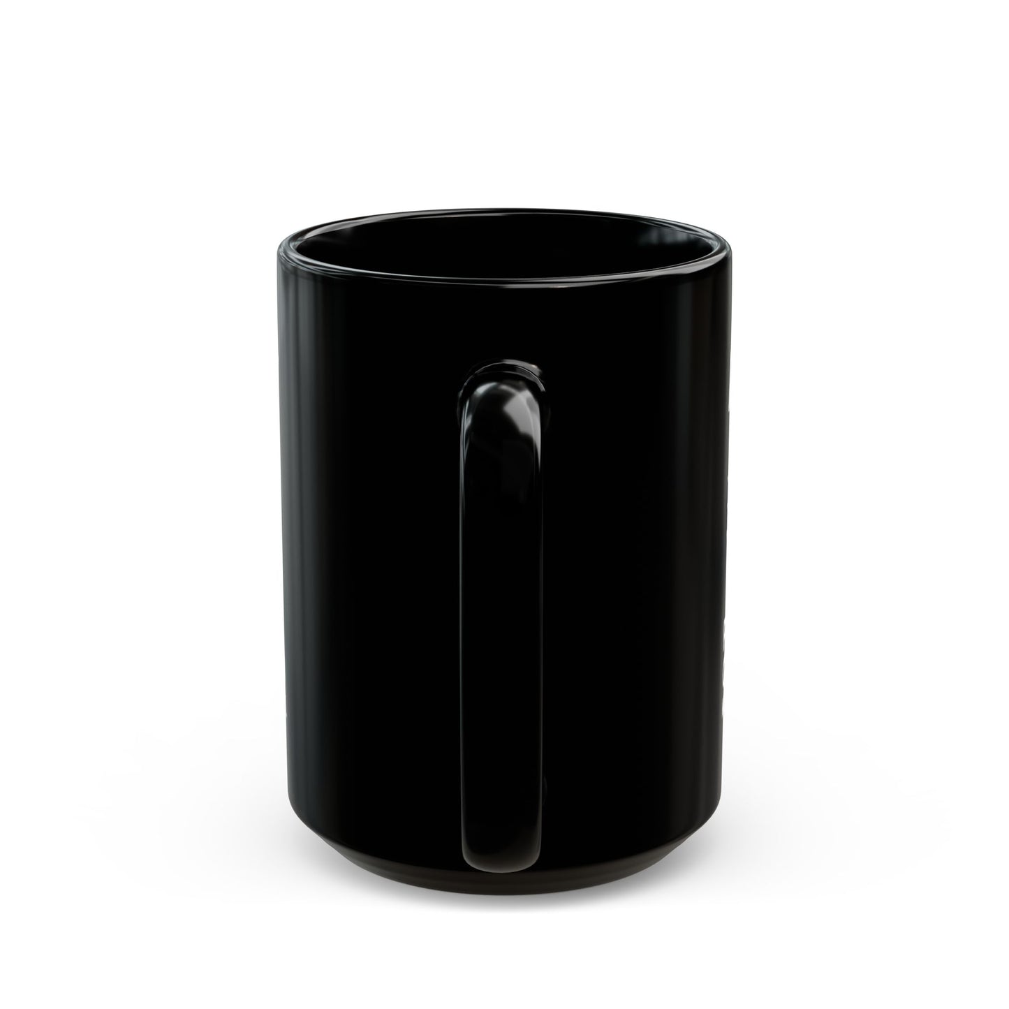 Anxiety Coffee Mug – "Powered by Caffeine and Worst-Case Scenarios" Funny Black Mug