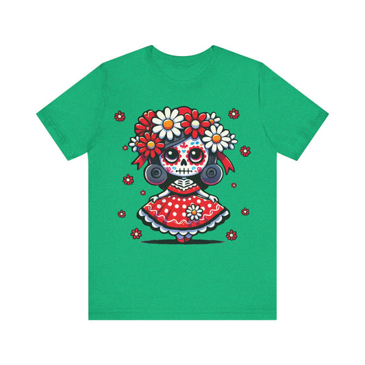 Catrina Anime Tee - Cute Dancing Design